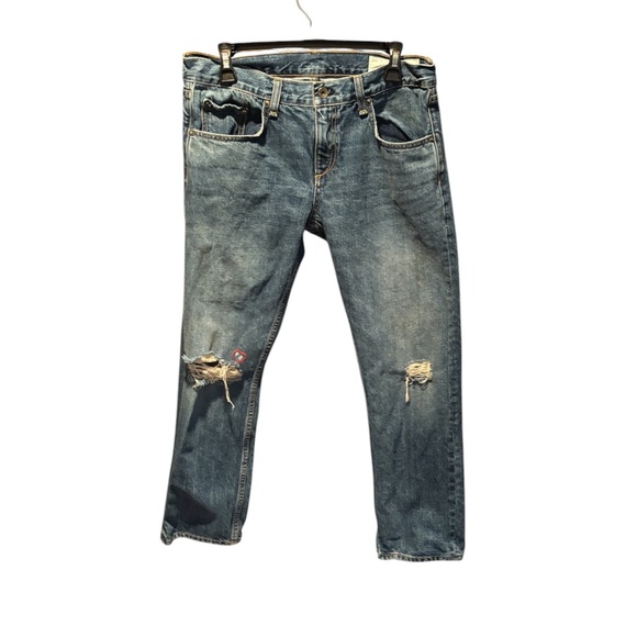 Rag & Bone X Boyfriend Embroidered Jeans Size 28 - Picture 1 of 11